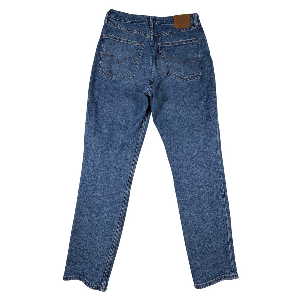 Levis Premium BIG E 70s‎ High Slim Straight Jeans Blue Medium Wash W30 L31